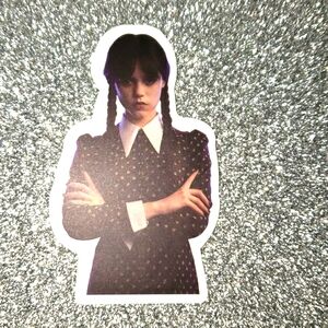 ADDAMS FAMILY waterproof sticker Wednesday Neflix